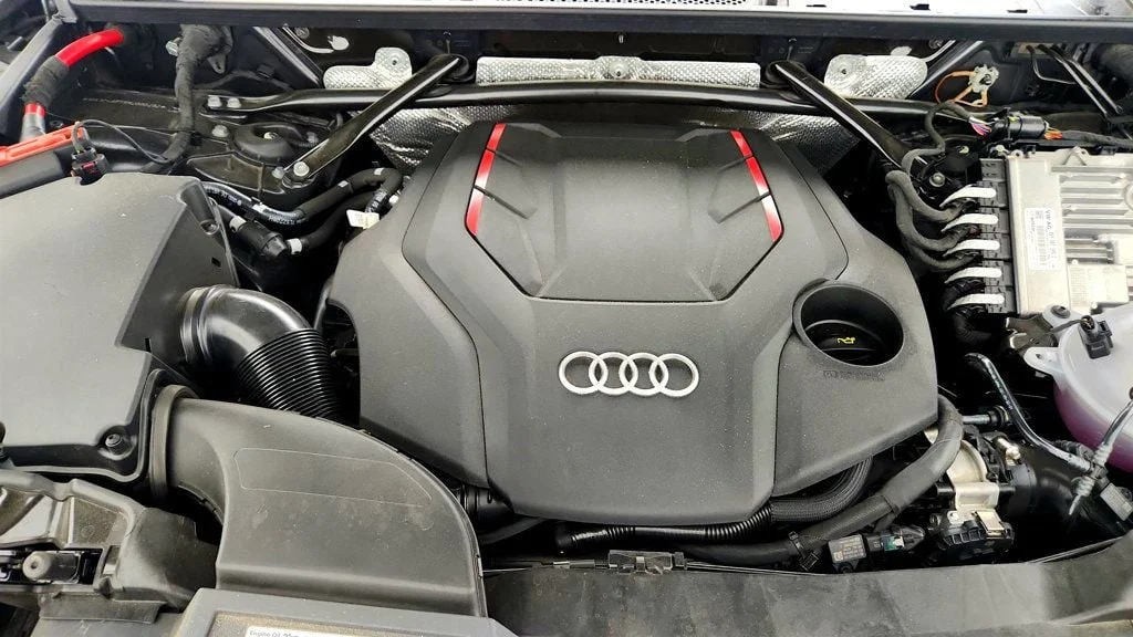 Used 2022 Daytona Gray Pearl Effect Audi Prestige 3.0 TFSI quattro w/ Sport Exhaust Tips, Black Optic Pkg image 28