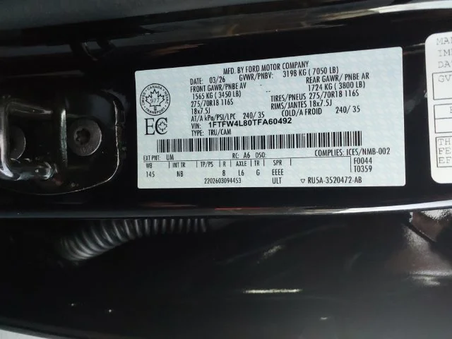 Certified Used 2026 Black Ford Tremor image 25