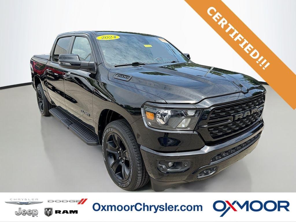 Certified Used 2024 Diamond Black Crystal Pearlcoat Ram Big Horn image 1