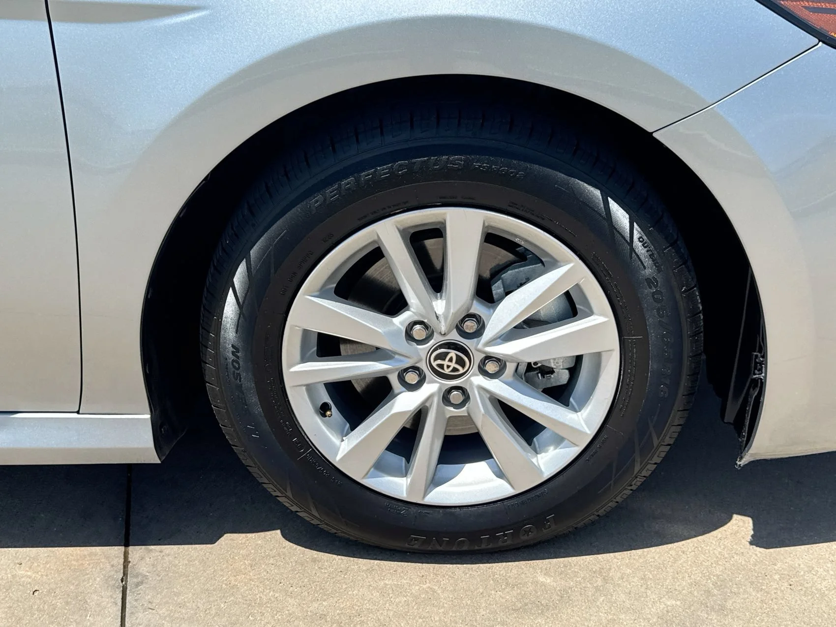 Used 2025 Celestial Silver Metallic Toyota LE image 10