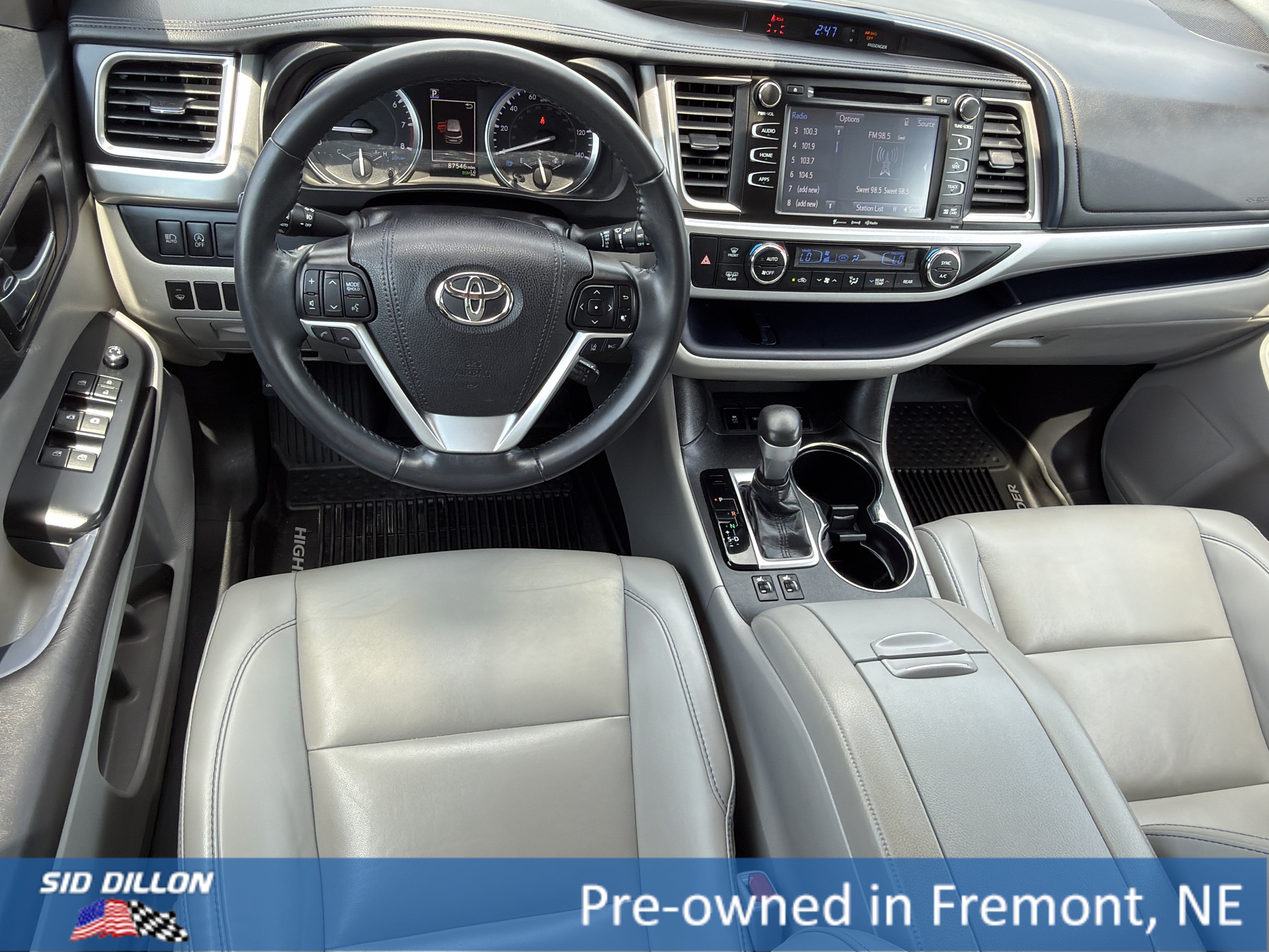 Used 2019 CELESTIAL SILVER Toyota BLACK image 3
