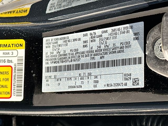 New 2026 Shadow Black Ford Big Bend image 32