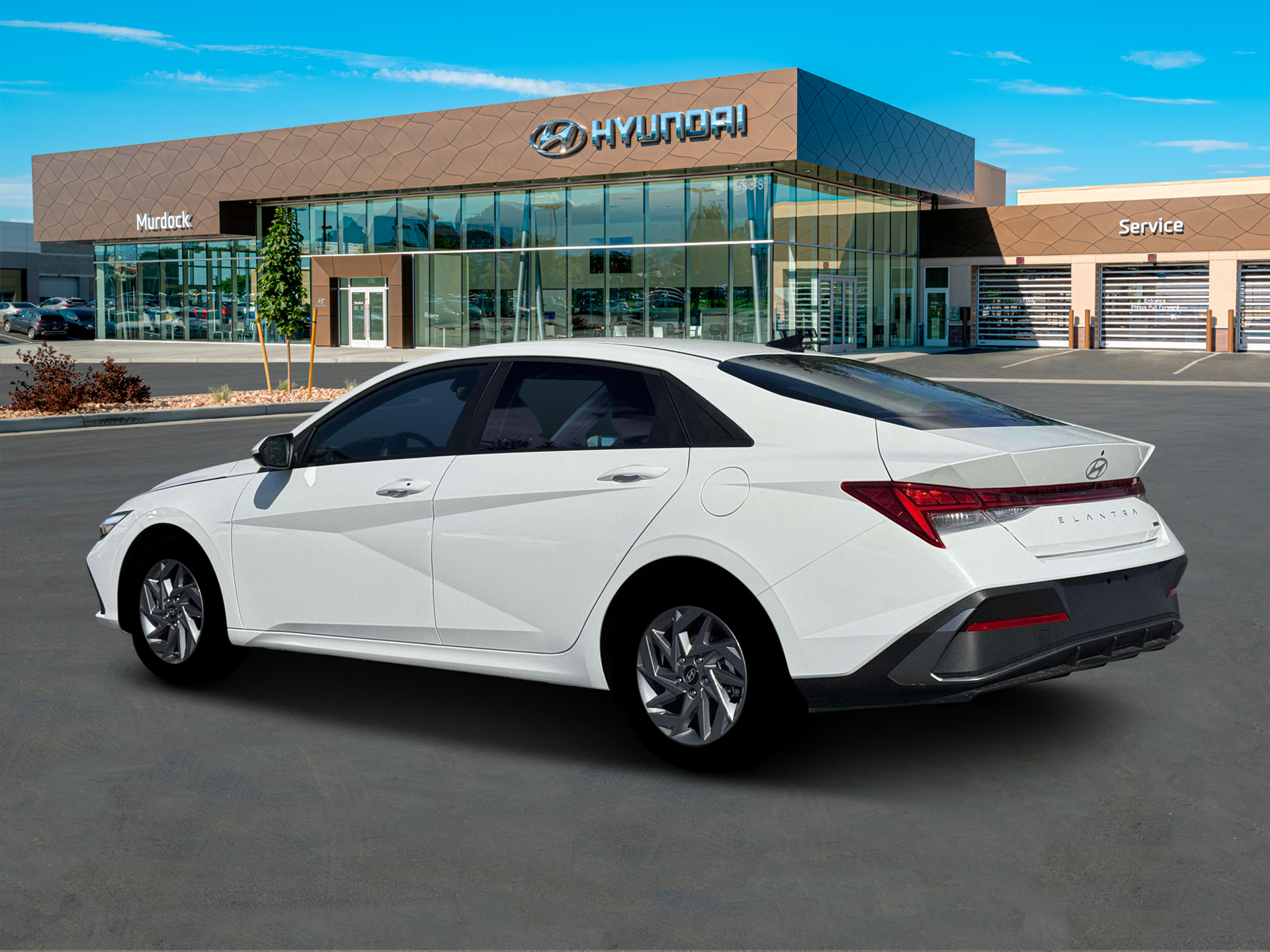 New 2026 Serenity White Hyundai Blue image 4