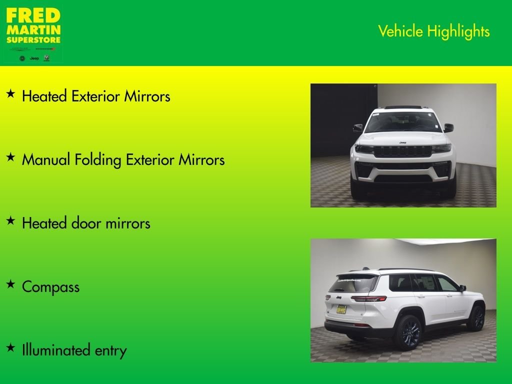 New 2026 Bright White Clear-Coat Exterior Paint Jeep Limited image 20