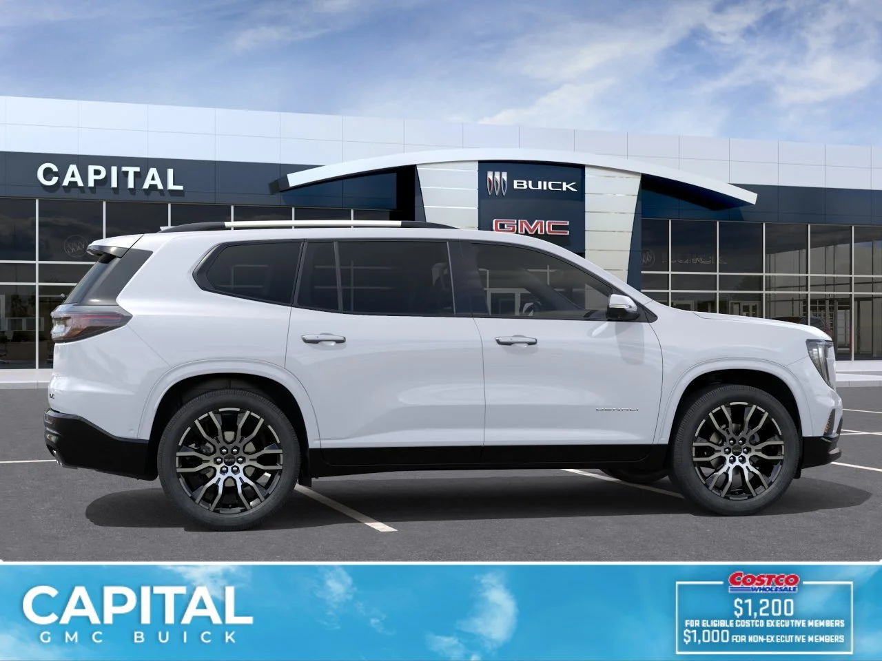 New 2026 GLACIER WHITE TRICOAT GMC Denali Ultimate image 6
