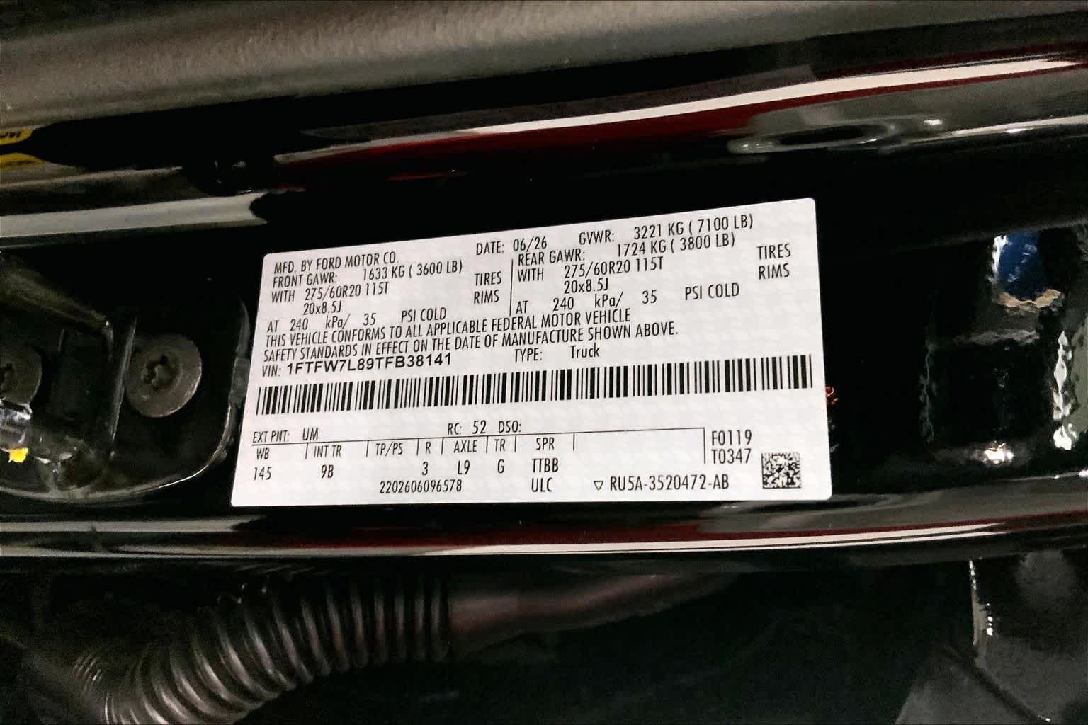 New 2026 Agate Black Metallic Ford Platinum® image 20