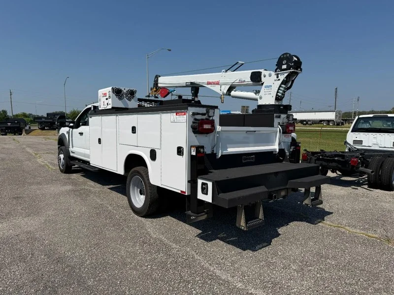 New 2026 Oxford White Ford Crane Body image 3
