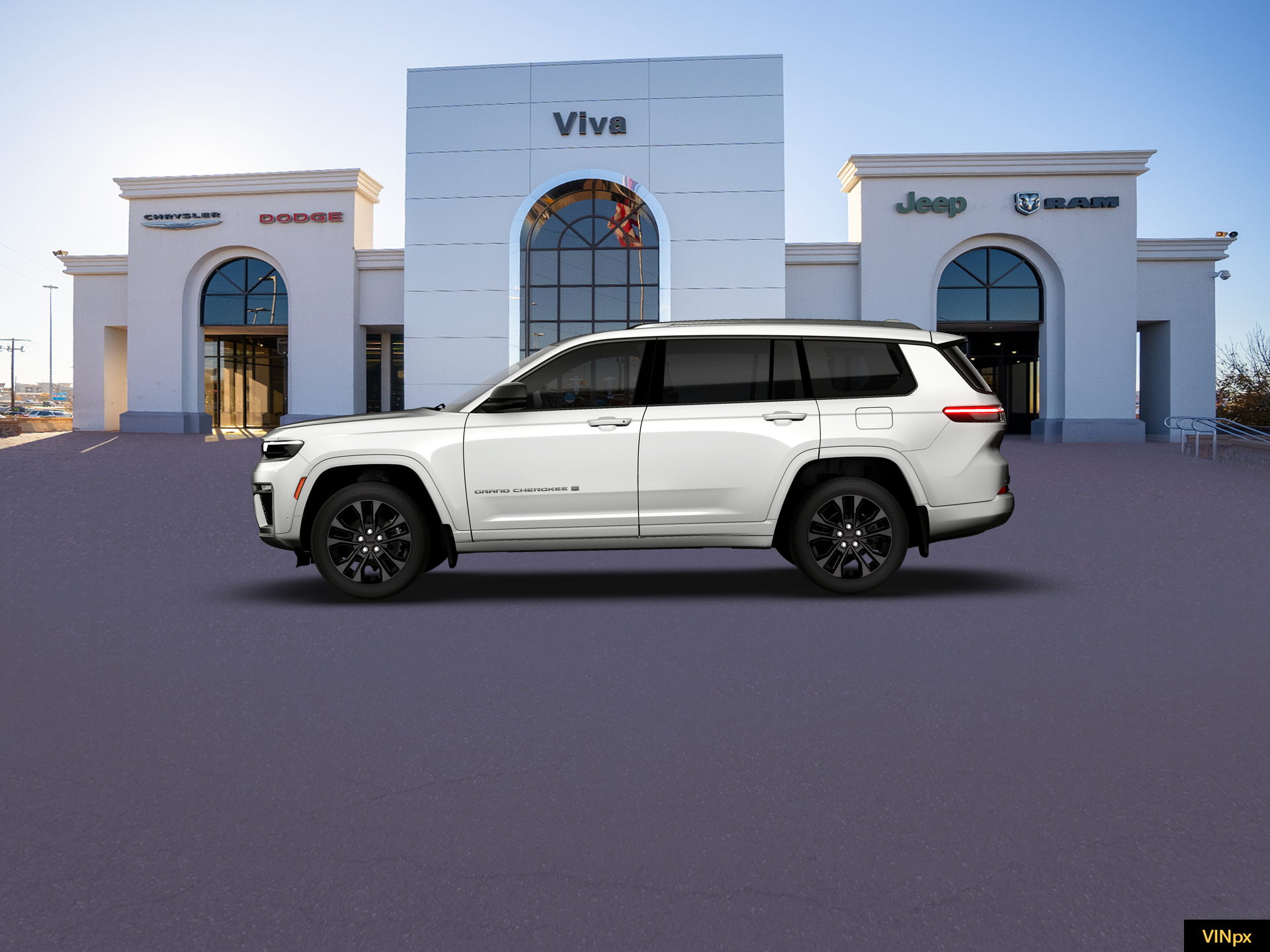 New 2026 Bright White Clear-Coat Exterior Paint Jeep Limited image 3
