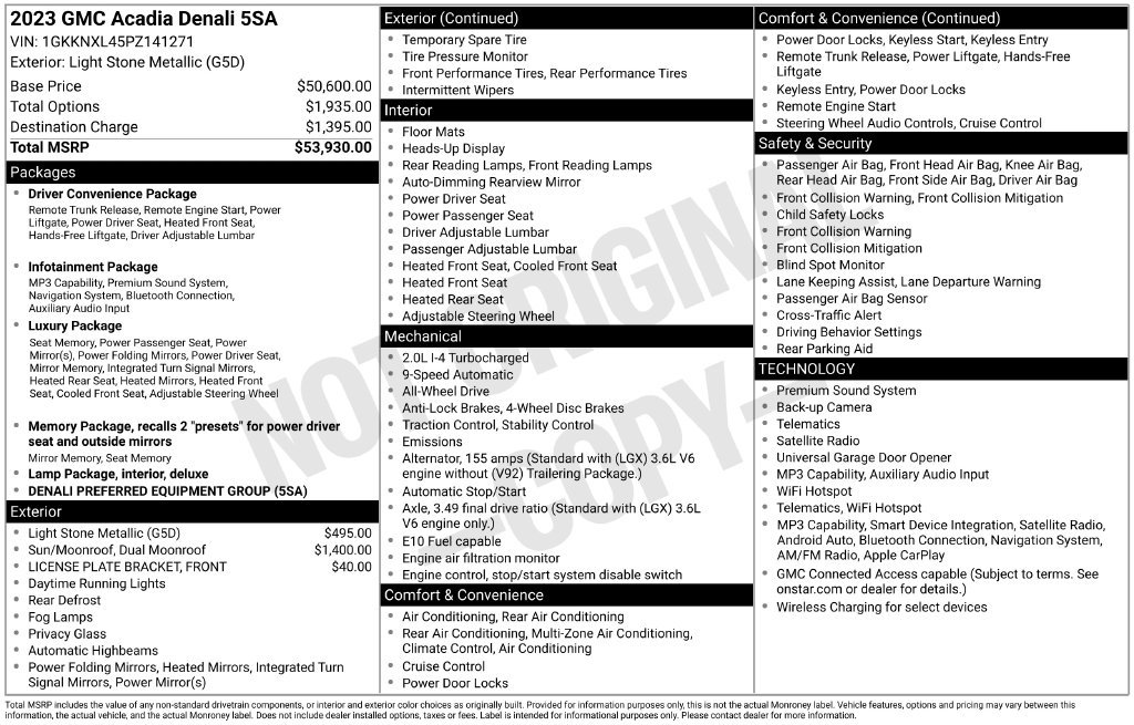Used 2023 Gray GMC Denali image 27