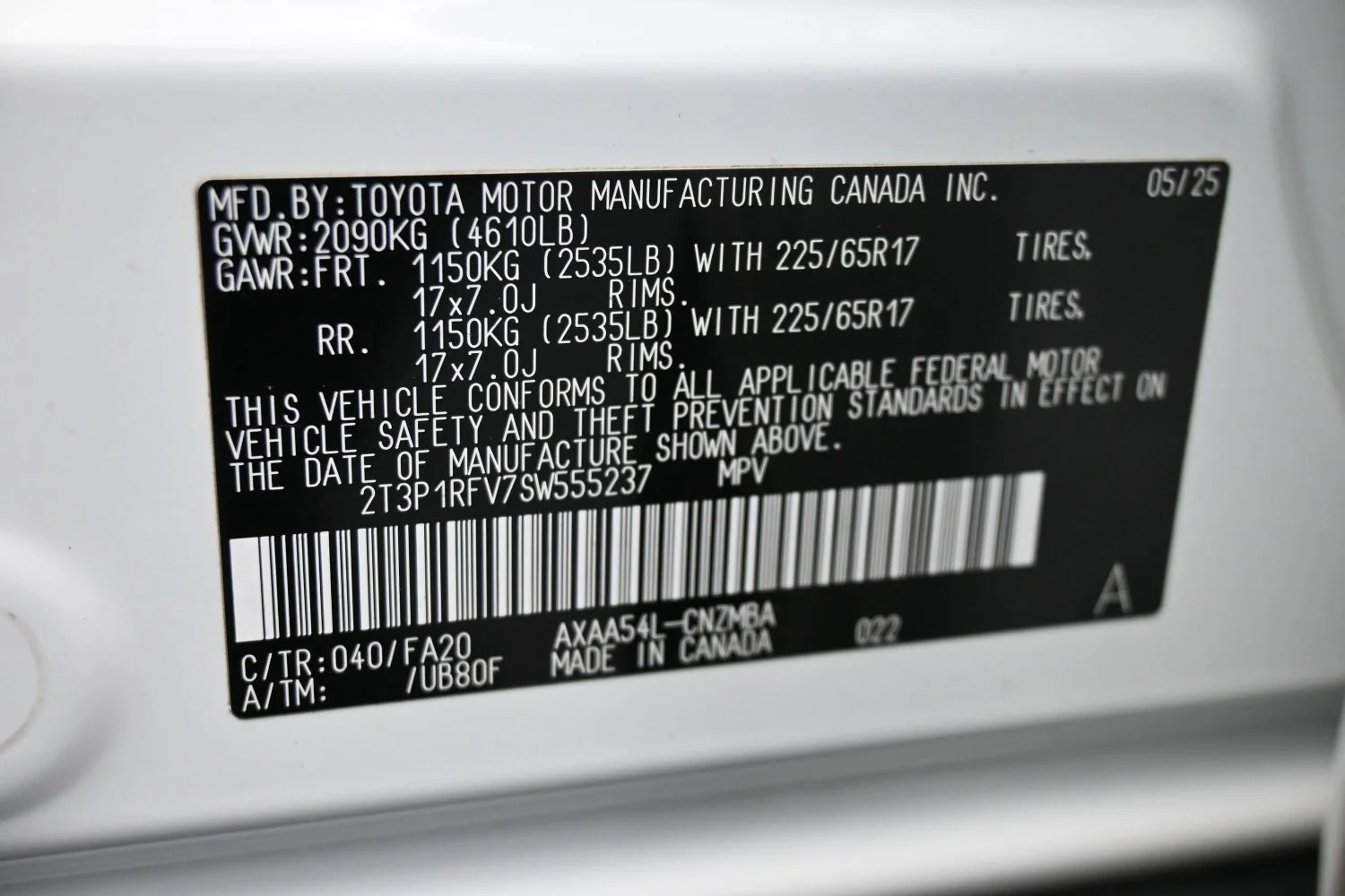 Used 2025 White Toyota XLE image 11