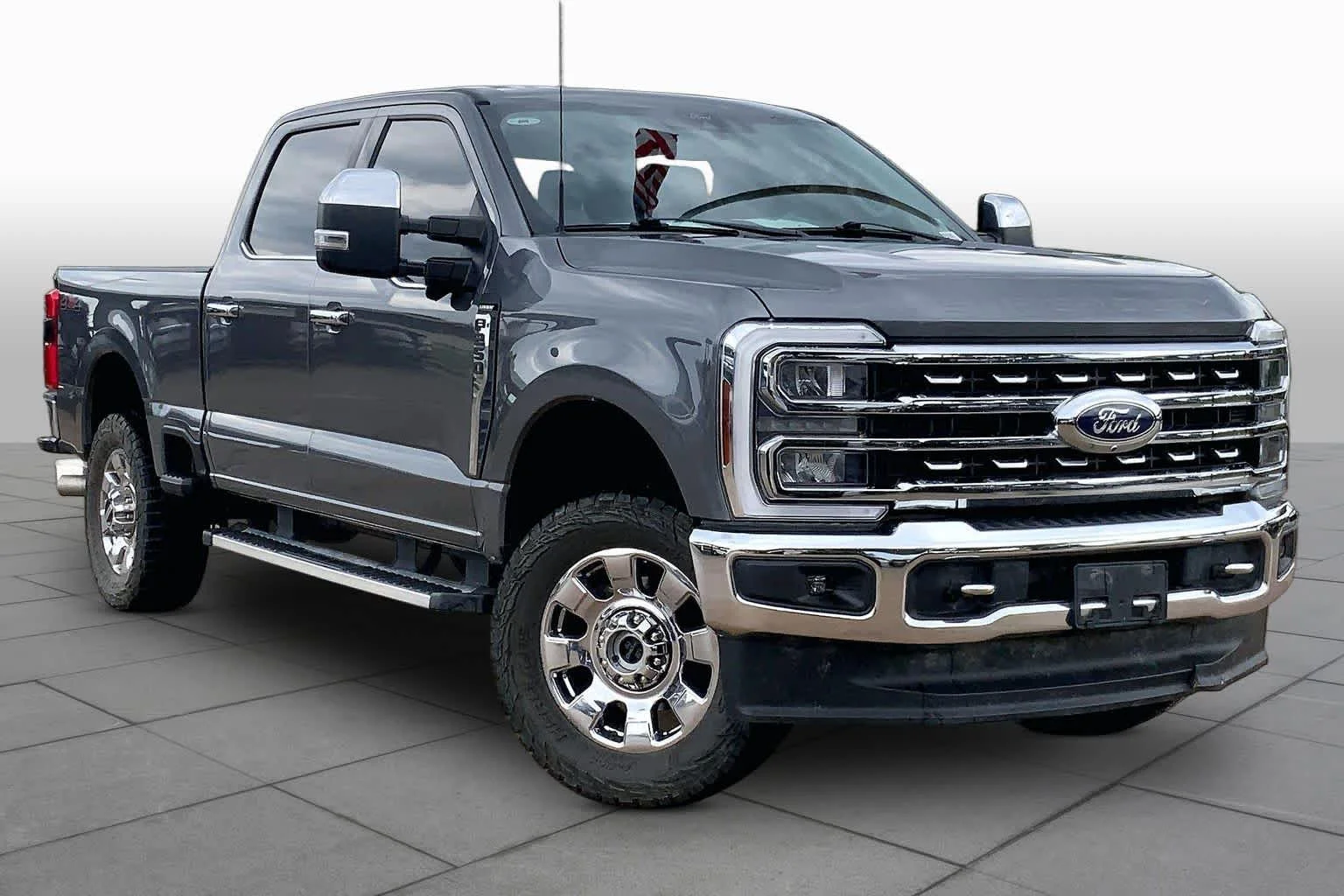 Used 2024 Carbonized Gray Metallic Ford LARIAT image 2