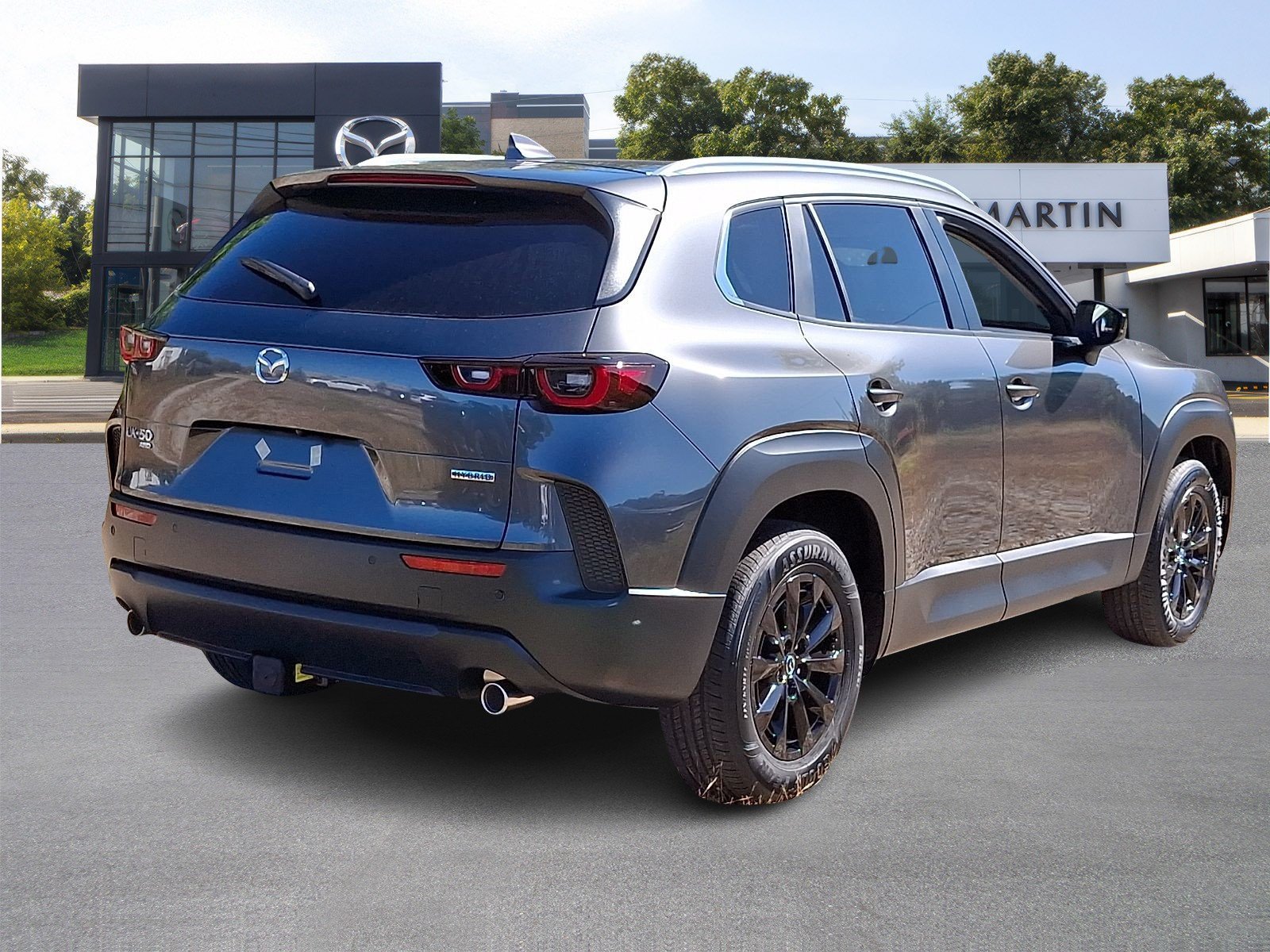 New 2026 Machine Gray Metallic Mazda Preferred AWD image 4