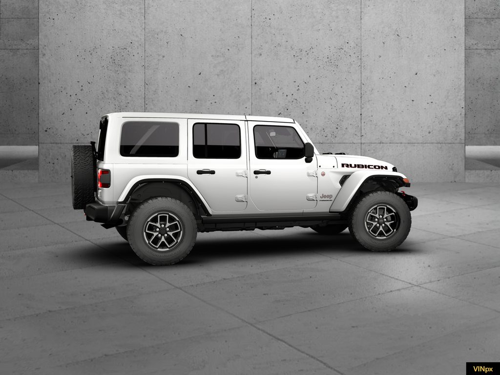 New 2026 Bright White Clear-Coat Exterior Paint Jeep Rubicon image 14