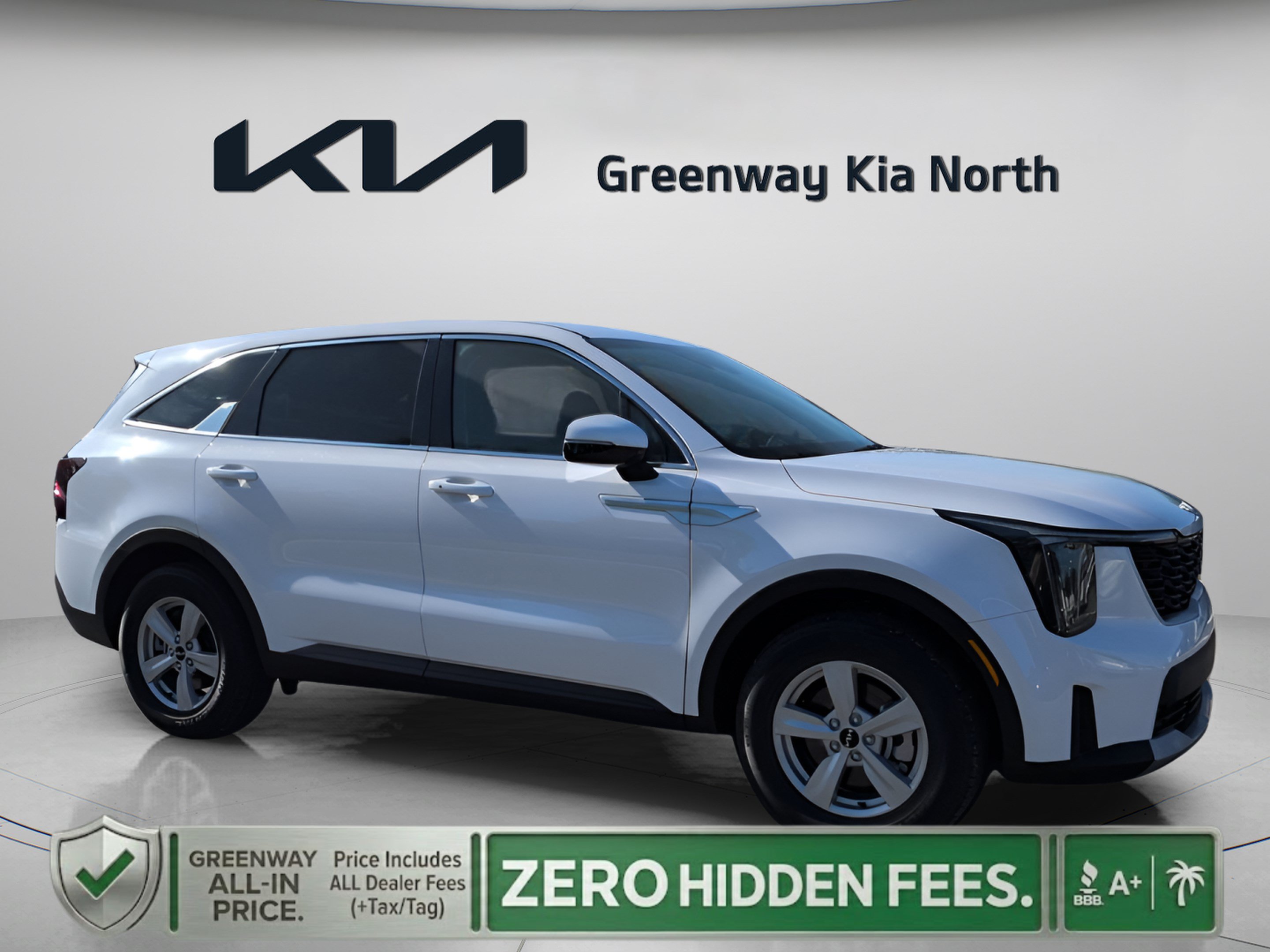 New 2026 Glacial White Kia LX image 1