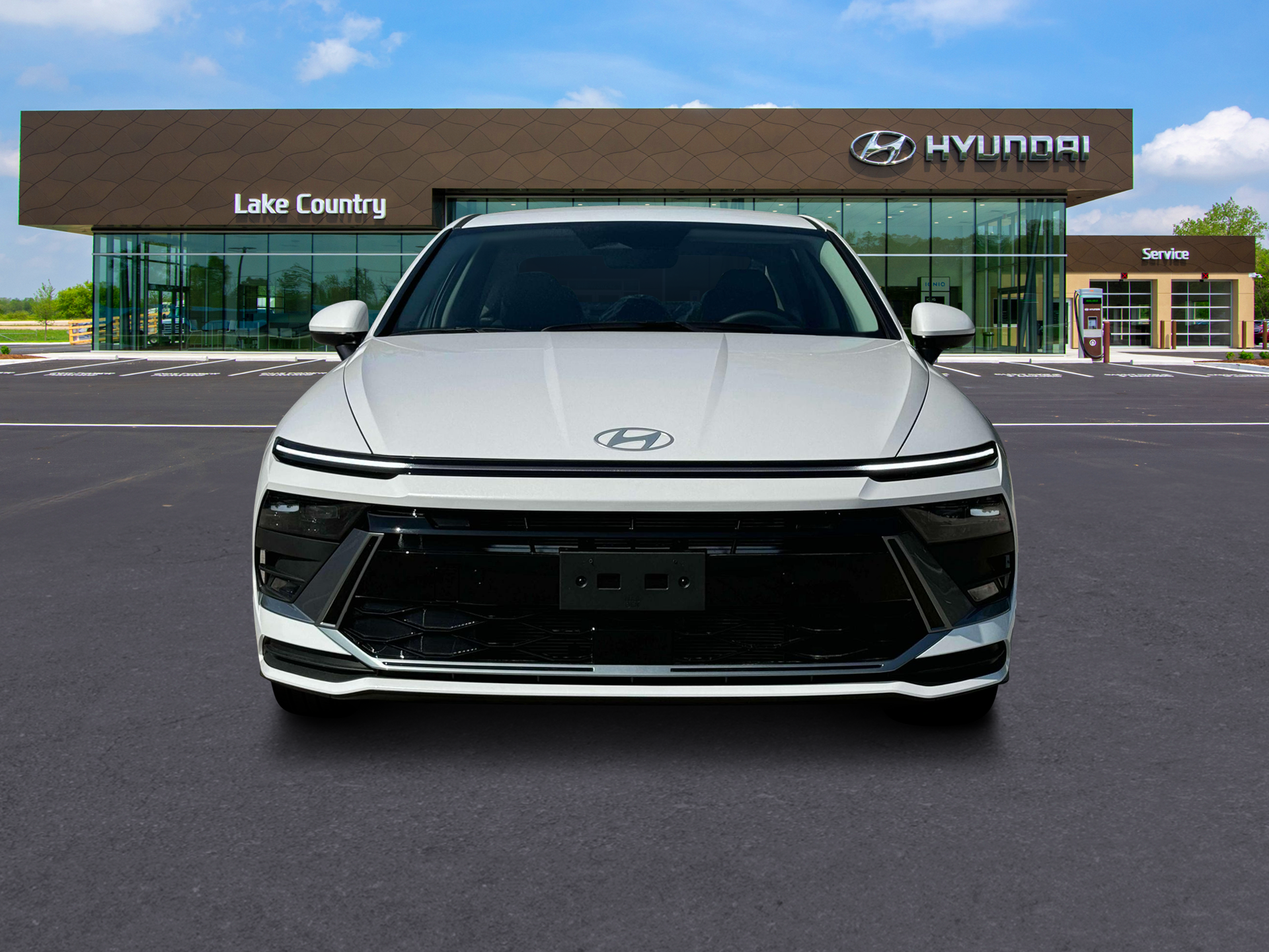 New 2025 White Hyundai SE image 12