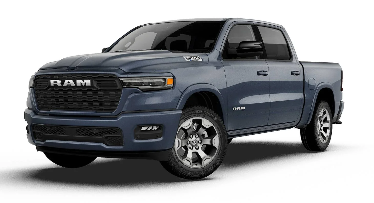 New 2027 Forged Blue Metallic Exterior Paint RAM BIG HORN image 1
