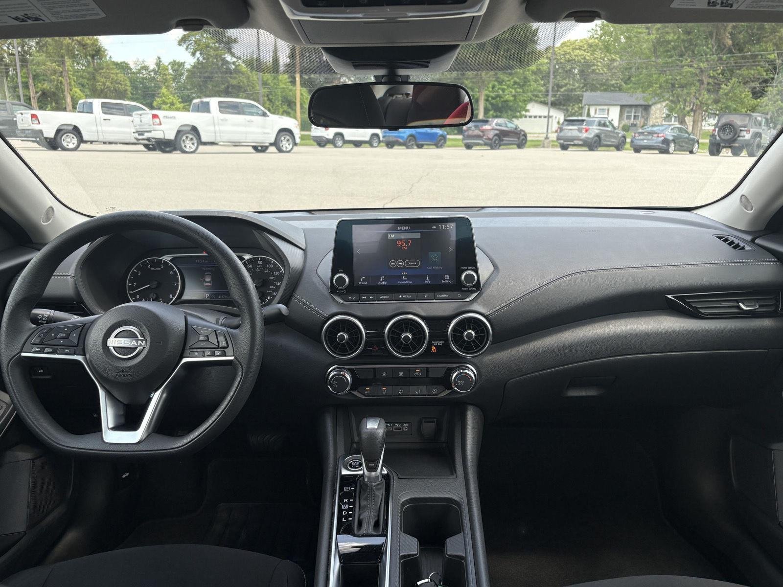 Used 2025 Atlantic Gray Metallic Nissan SV image 5