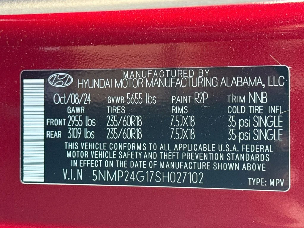 Used 2025 Red Hyundai SEL image 42