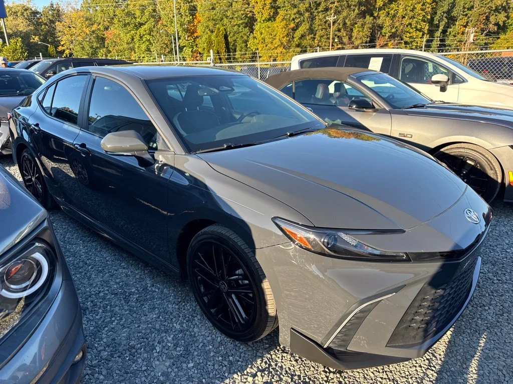 Used 2025 Black Toyota SE image 2