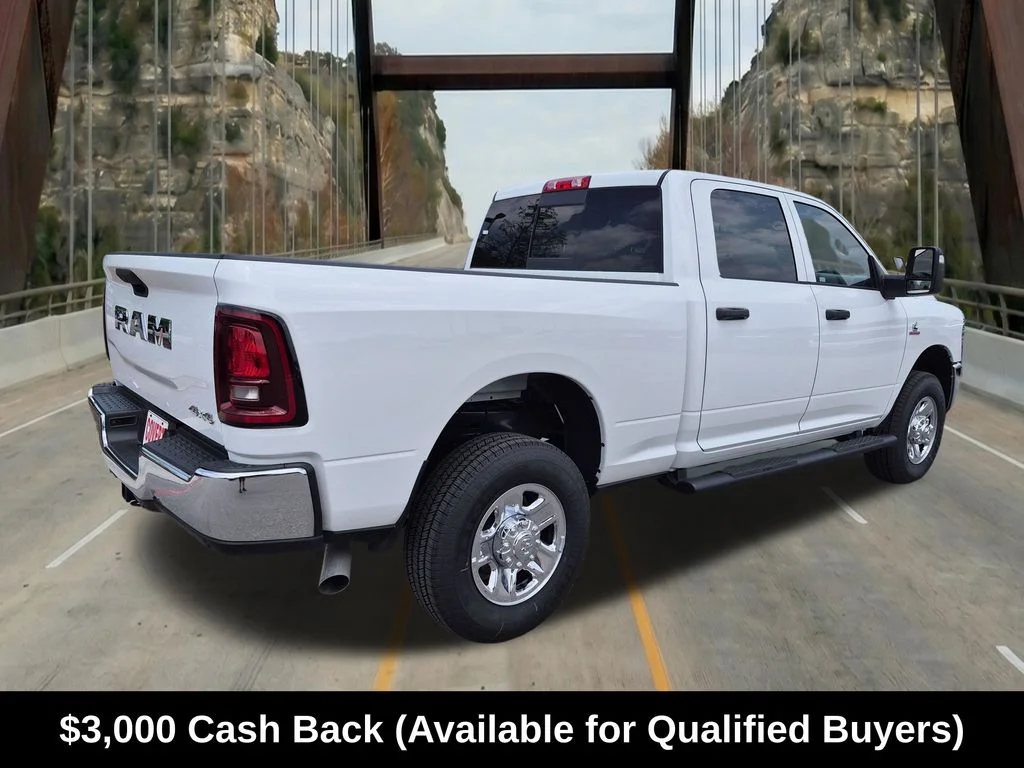 New 2026 Bright White Clear-Coat Exterior Paint RAM Tradesman image 9