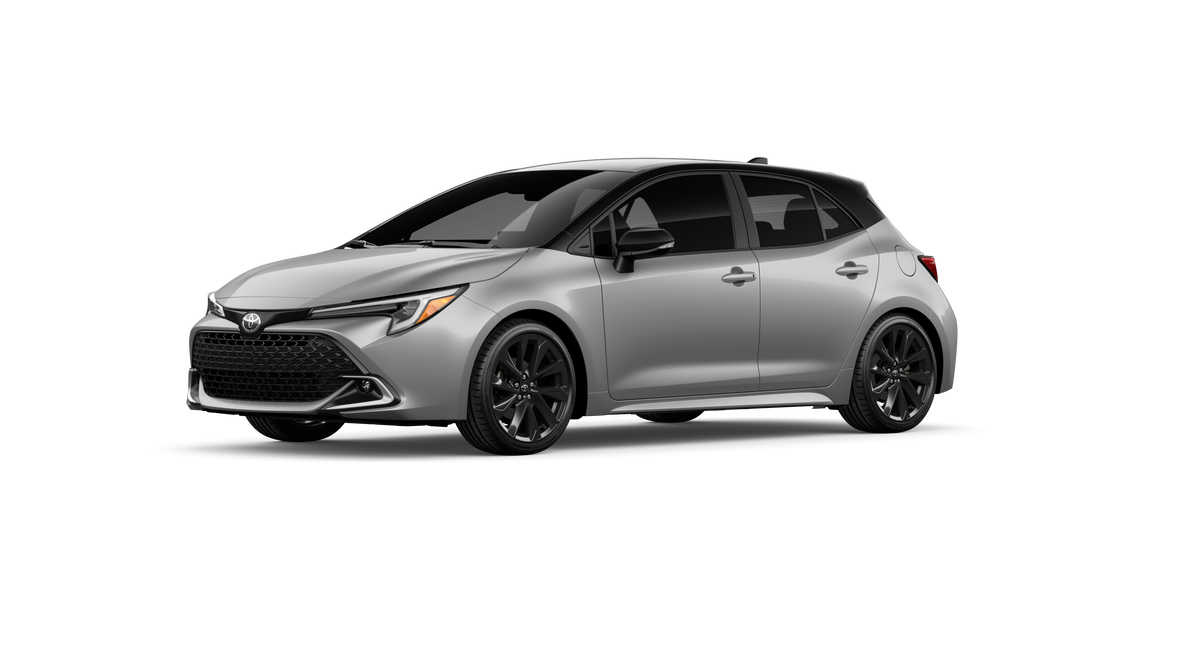 New 2027 Classic Silver Metallic with Black roof Toyota XSE image 24