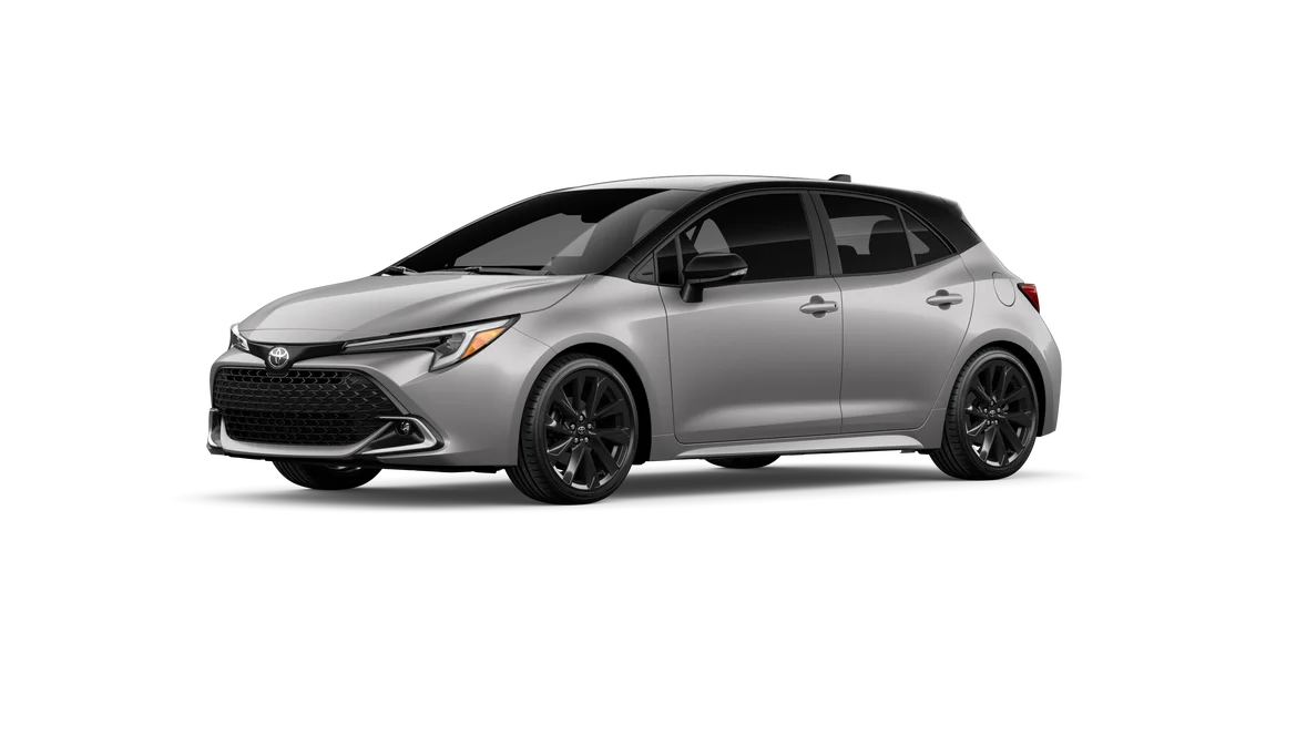 New 2027 Classic Silver Metallic with Black roof Toyota XSE image 24