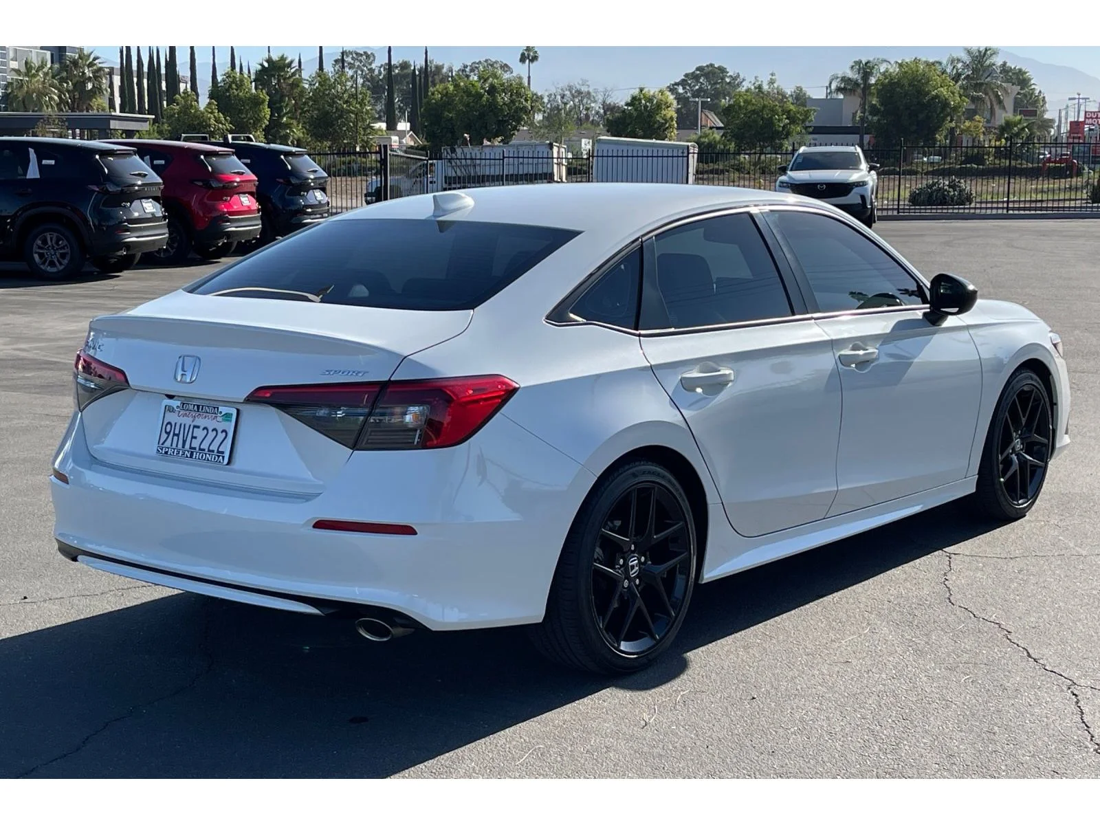 Certified Used 2023 Platinum White Pearl Honda 2.0L 4D SPORT image 6