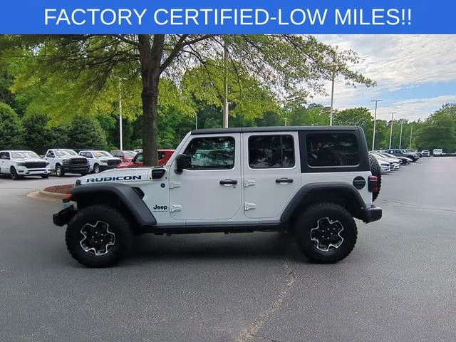 Used 2023 White Jeep Rubicon 4xe image 2