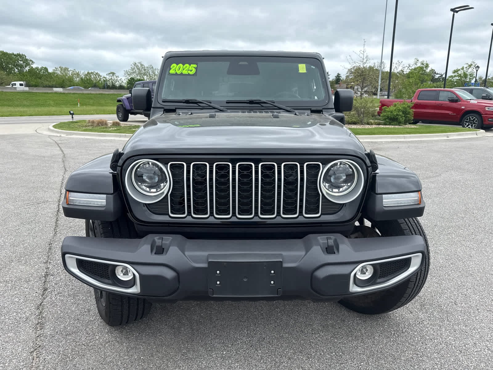 Used 2025 Jeep Wrangler 4xe Sahara 4XE with VIN 1C4RJXP67SW602353 for sale in Kansas City