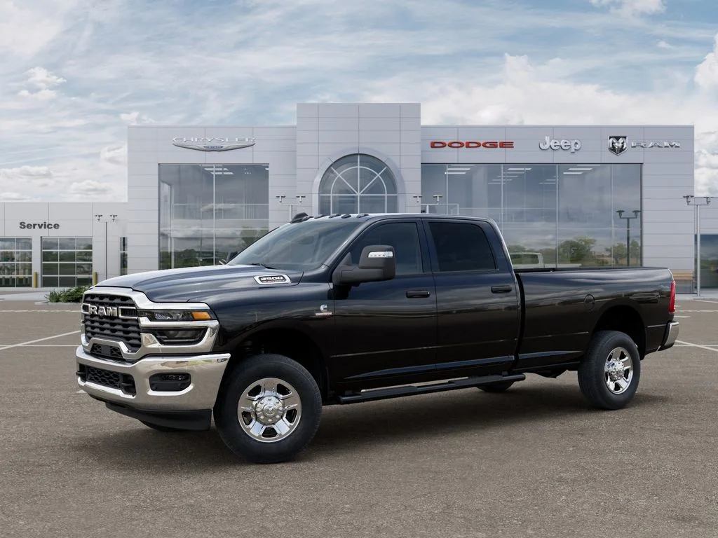 New 2026 Diamond Black Crystal Pearlcoat RAM Tradesman image 2