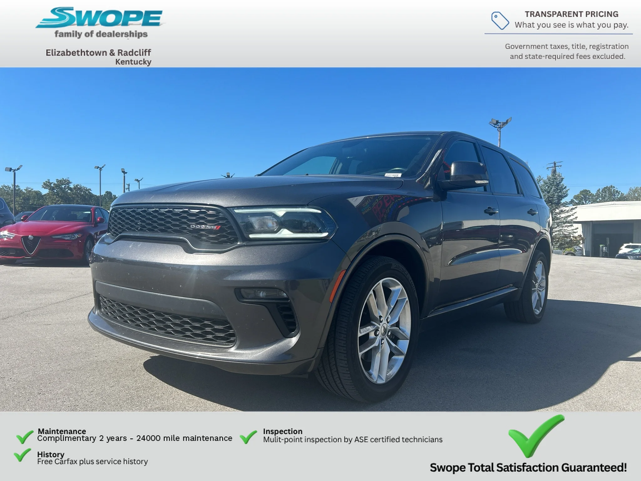 Used 2021 Granite Clearcoat Dodge GT Plus image 2