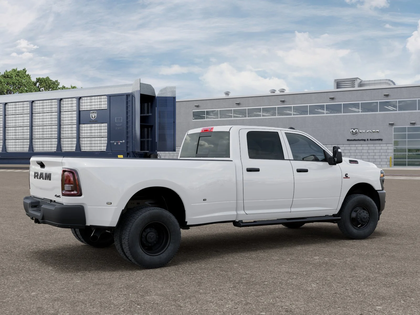 New 2026 Bright White Clear-Coat Exterior Paint RAM TRADESMAN image 2