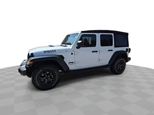 Used 2022 White Jeep Unlimited Willys image 4