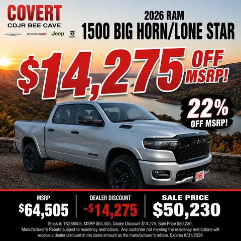 2026 RAM 1500 Big Horn/Lone Star
