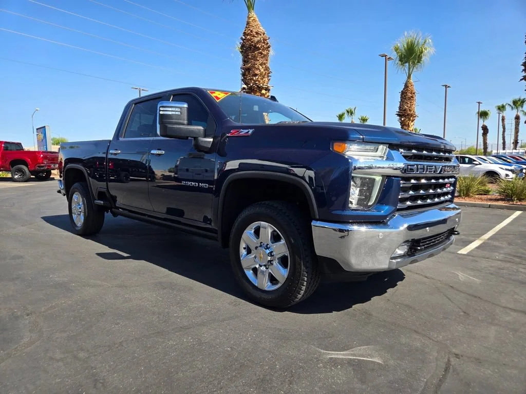 Used 2022 Northsky Blue Metallic Chevrolet LTZ image 1