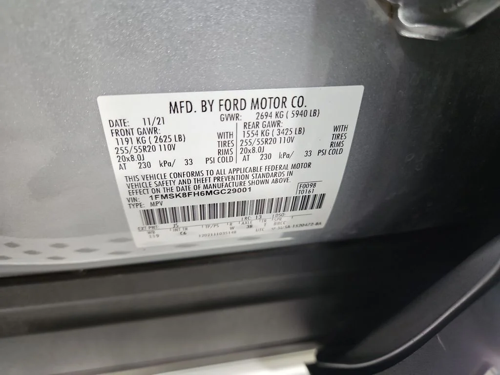 Used 2021 Silver Ford Limited image 30