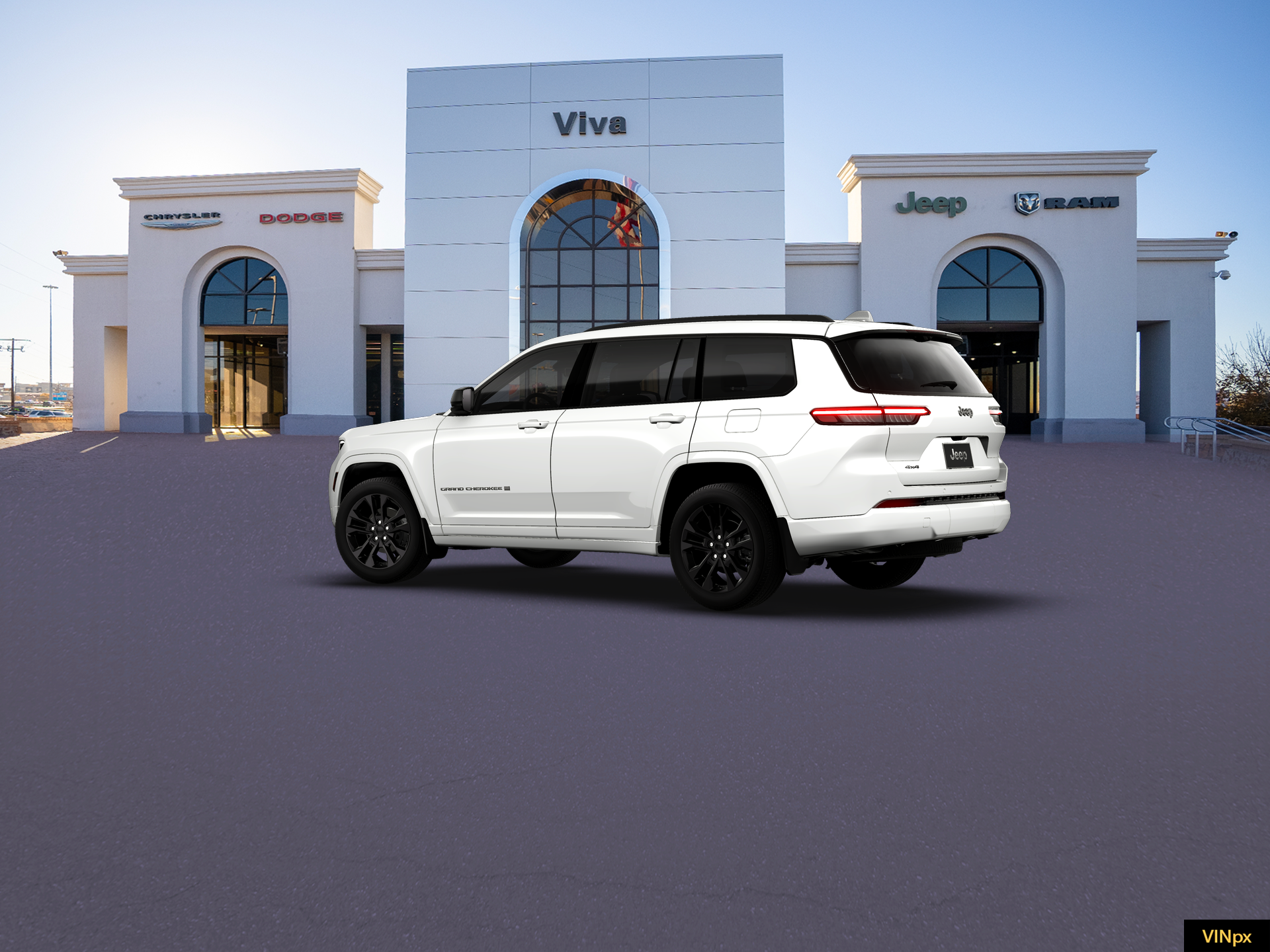 New 2026 Bright White Clear-Coat Exterior Paint Jeep Limited image 4