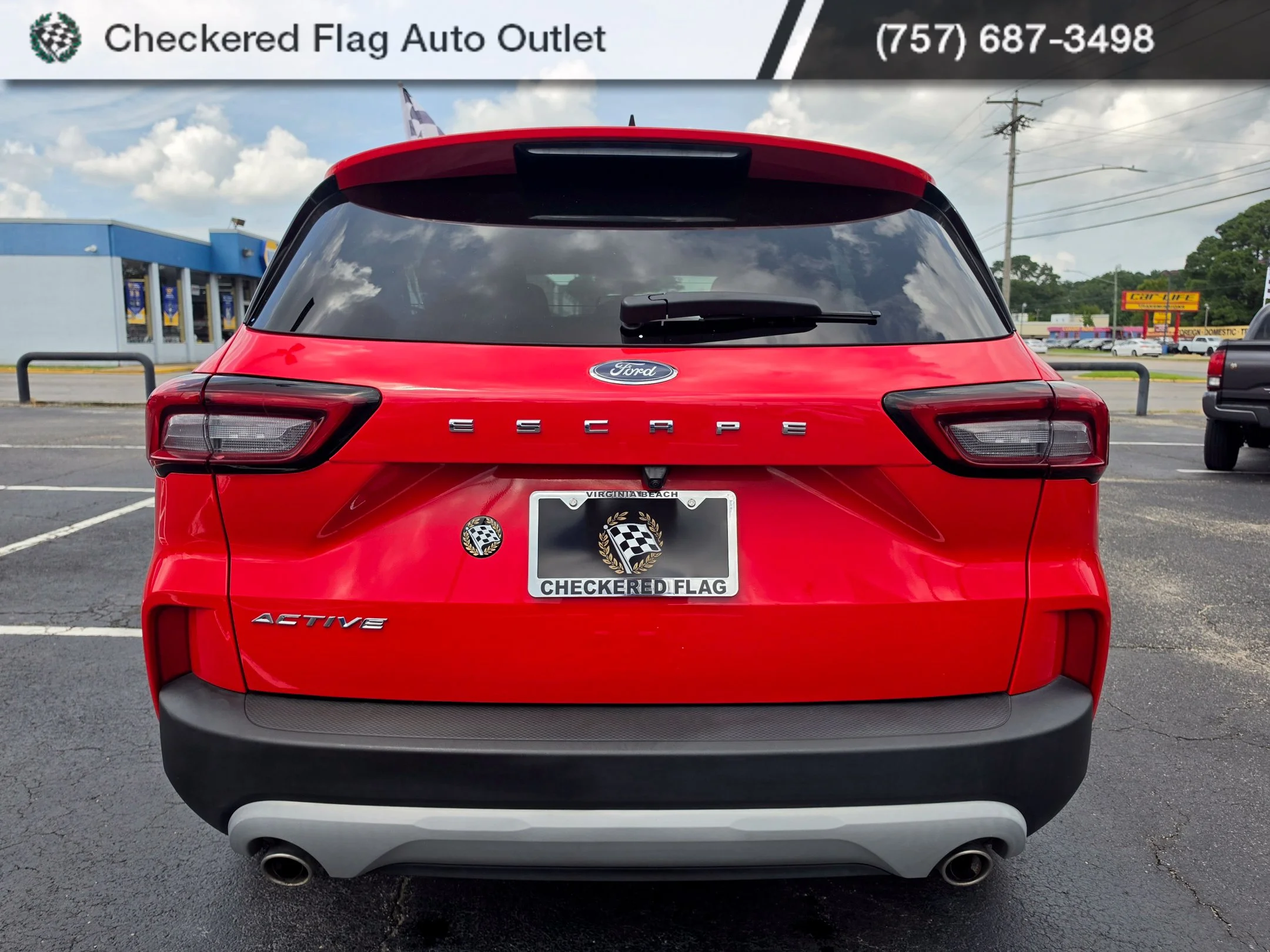 Used 2024 Race Red Ford Active image 4