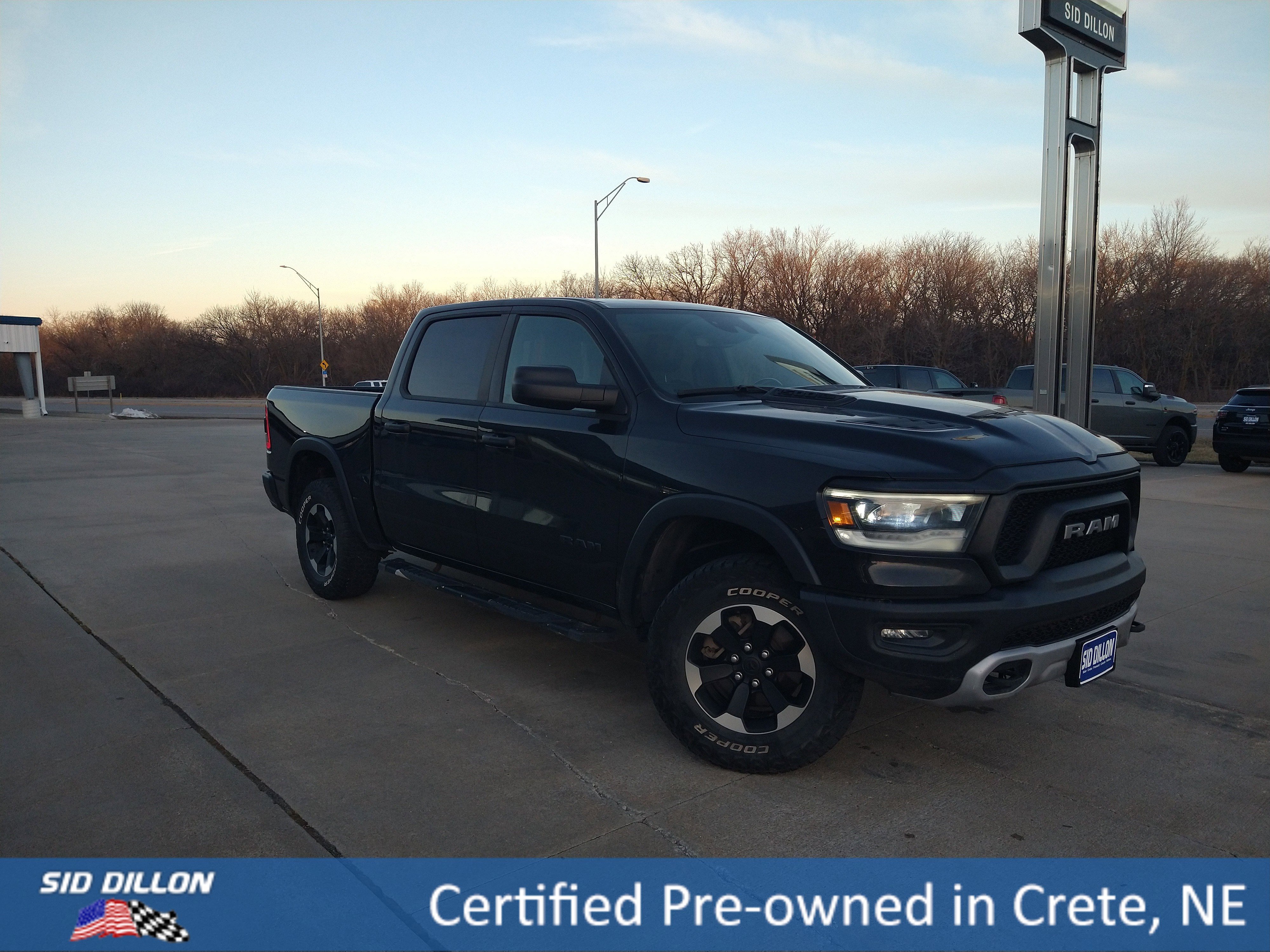 Used 2022 Diamond Black Crystal Pearlcoat Ram Rebel image 13