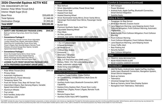 2026 Chevrolet Equinox ACTIV - Photo 10