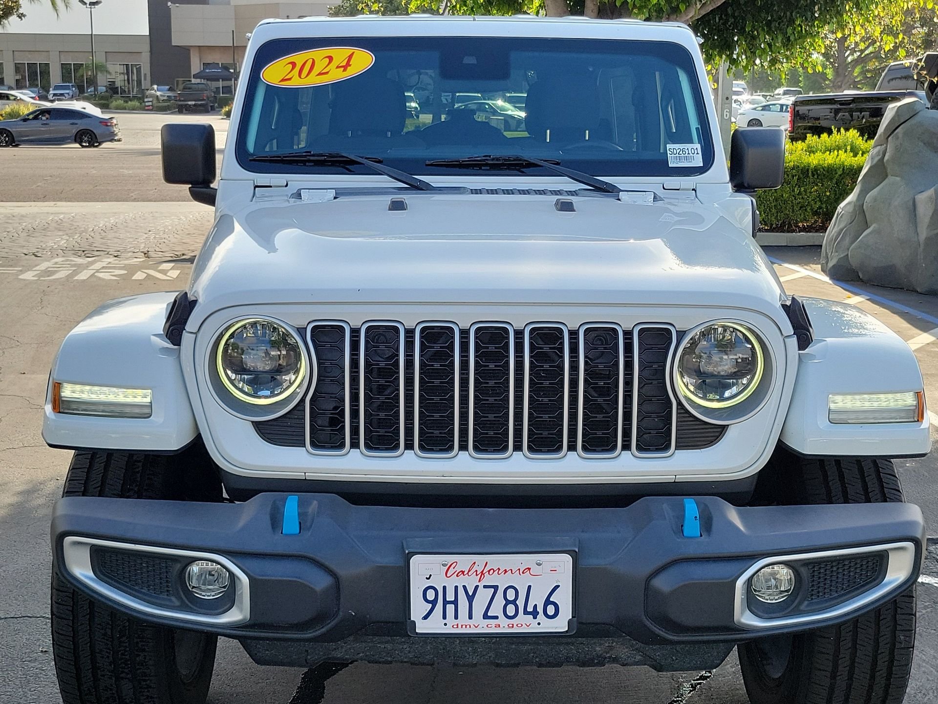 Certified Used 2024 White Jeep Sahara 4xe image 4
