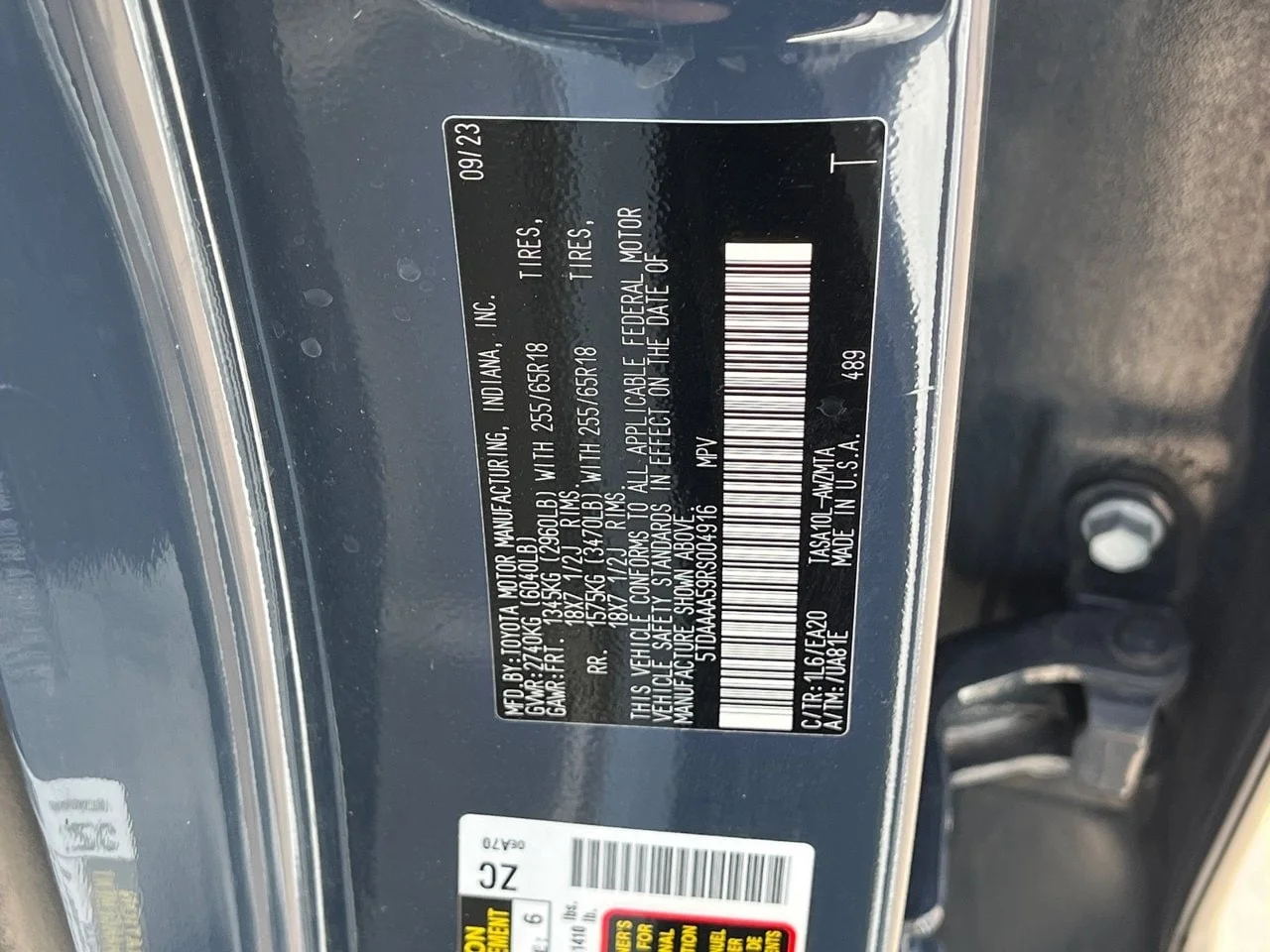 Used 2024 Storm Cloud Toyota XLE image 29