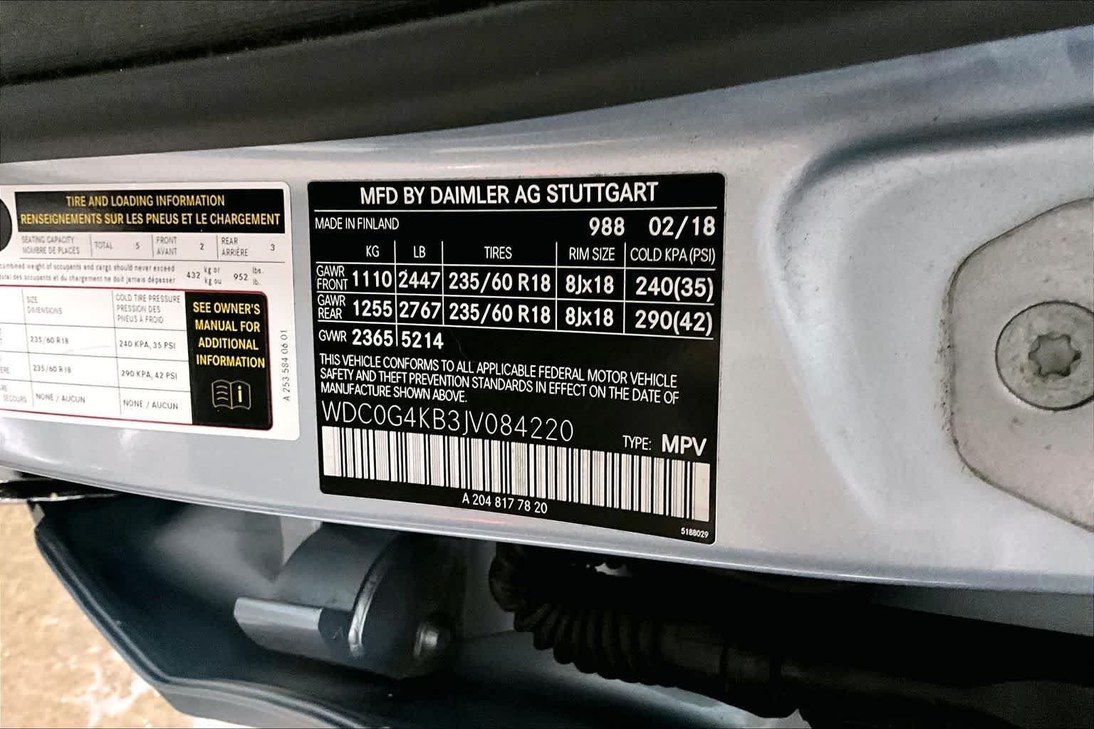 Used 2018 Diamond Silver Metallic Mercedes-Benz GLC 300 image 34