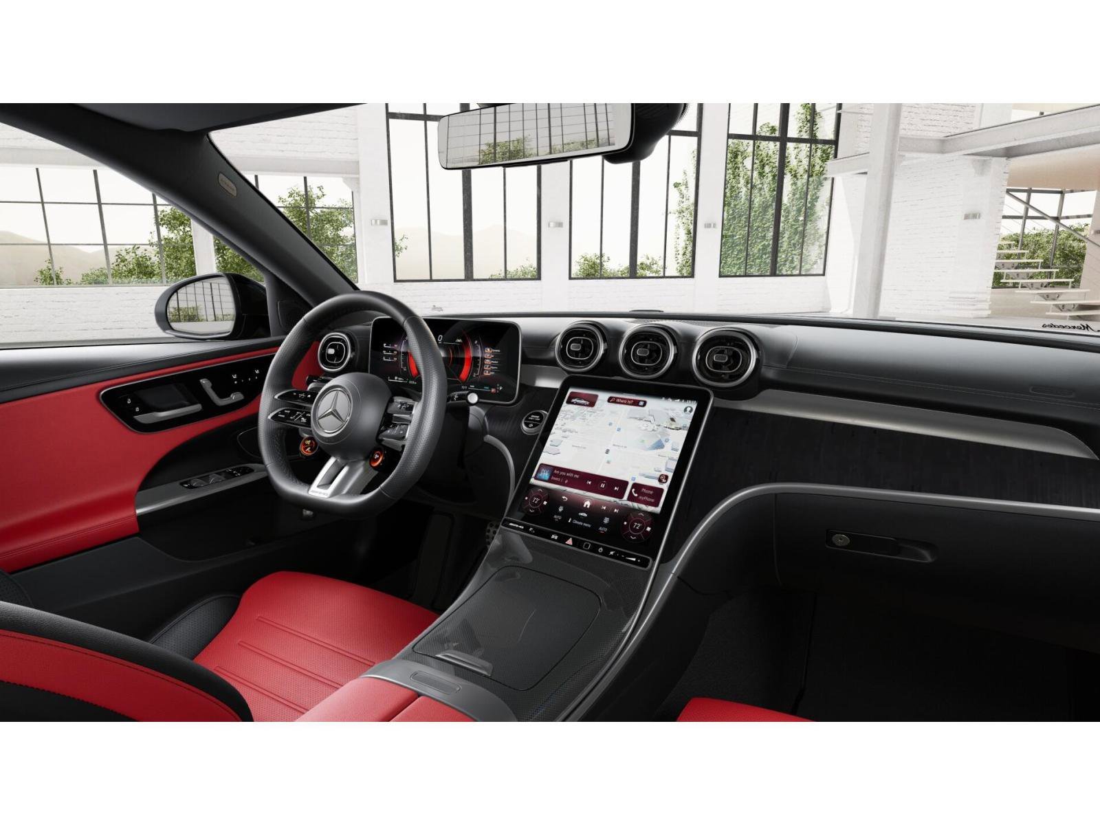New 2026 Obsidian Black Metallic Mercedes-Benz AMG® C 43 4MATIC® Sedan image 48