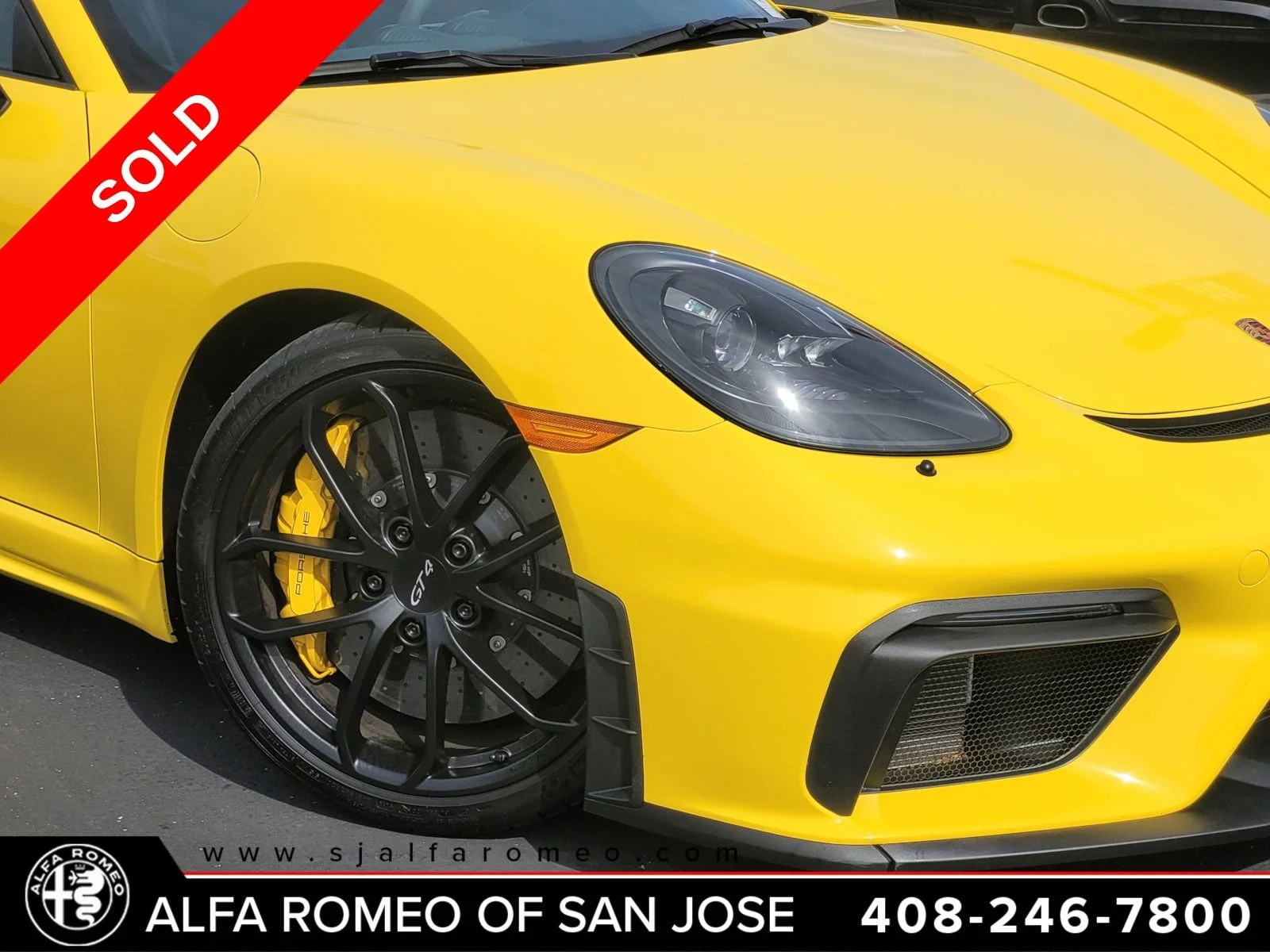 Used 2020 Yellow Porsche GT4 image 6