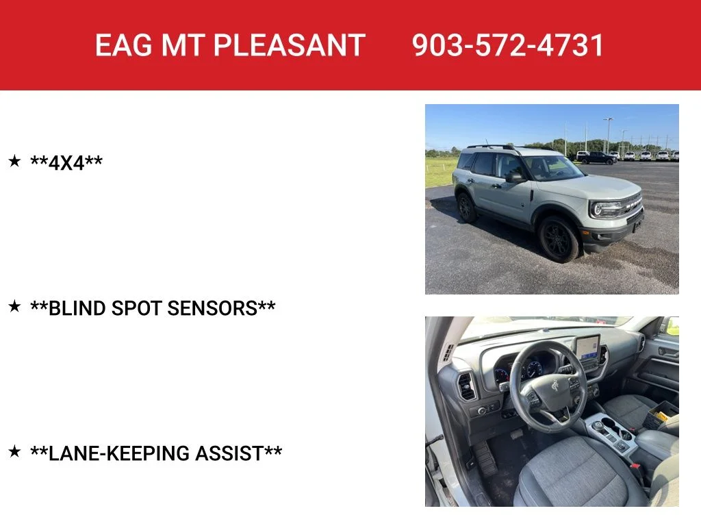 Used 2022 Cactus Green / Gray Ford Big Bend image 8