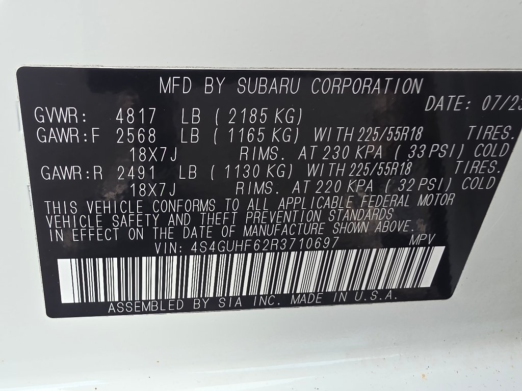 Certified Used 2024 Crystal White Pearl Subaru Sport image 35