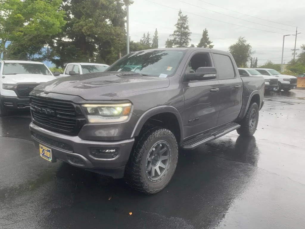 Used 2022 Granite Crystal Metallic Clearcoat Ram Laramie image 1