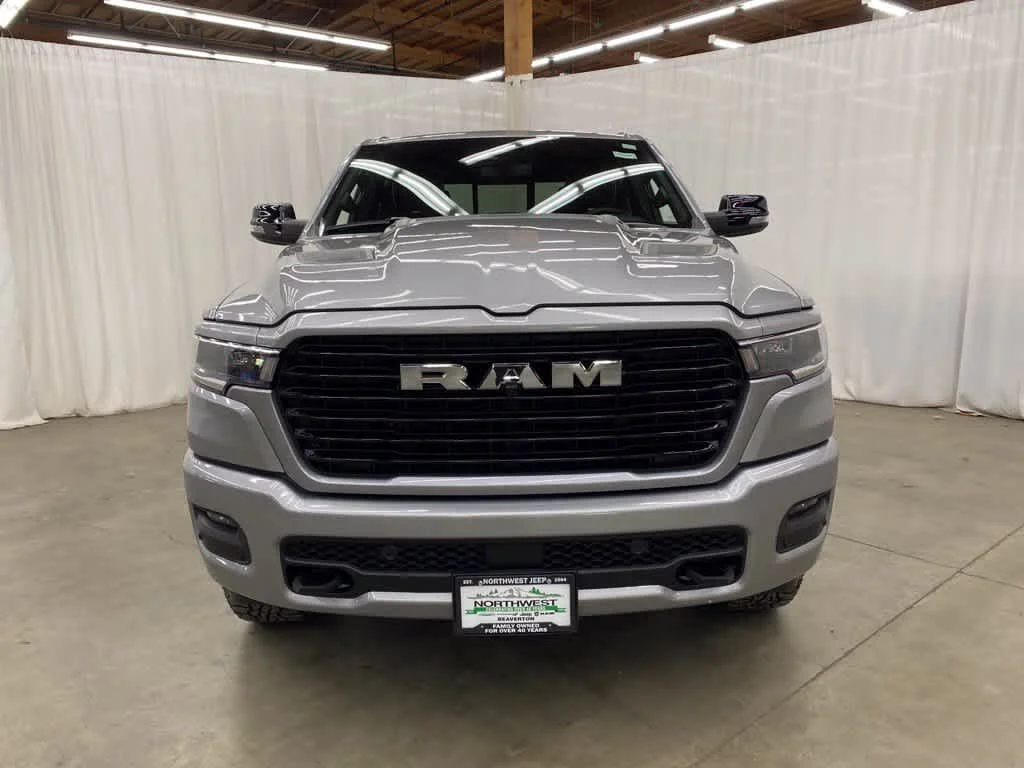 Used 2025 Billet Silver Metallic Clearcoat Ram Laramie image 9