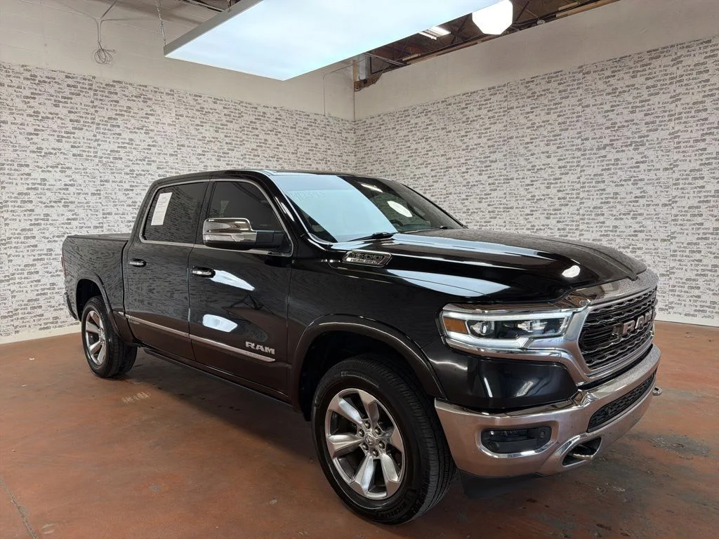 Used 2019 Diamond Black Crystal Pearlcoat Ram Limited image 1